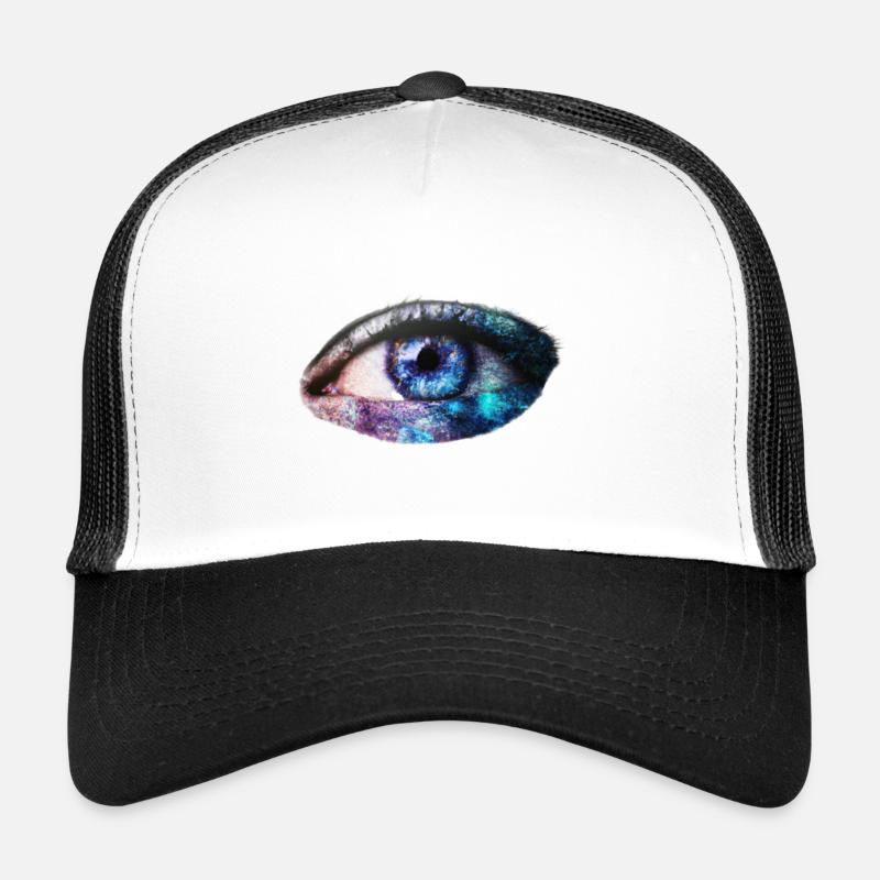 Eye Galaxy A.I. Art Gift Idea Space Casquette trucker 