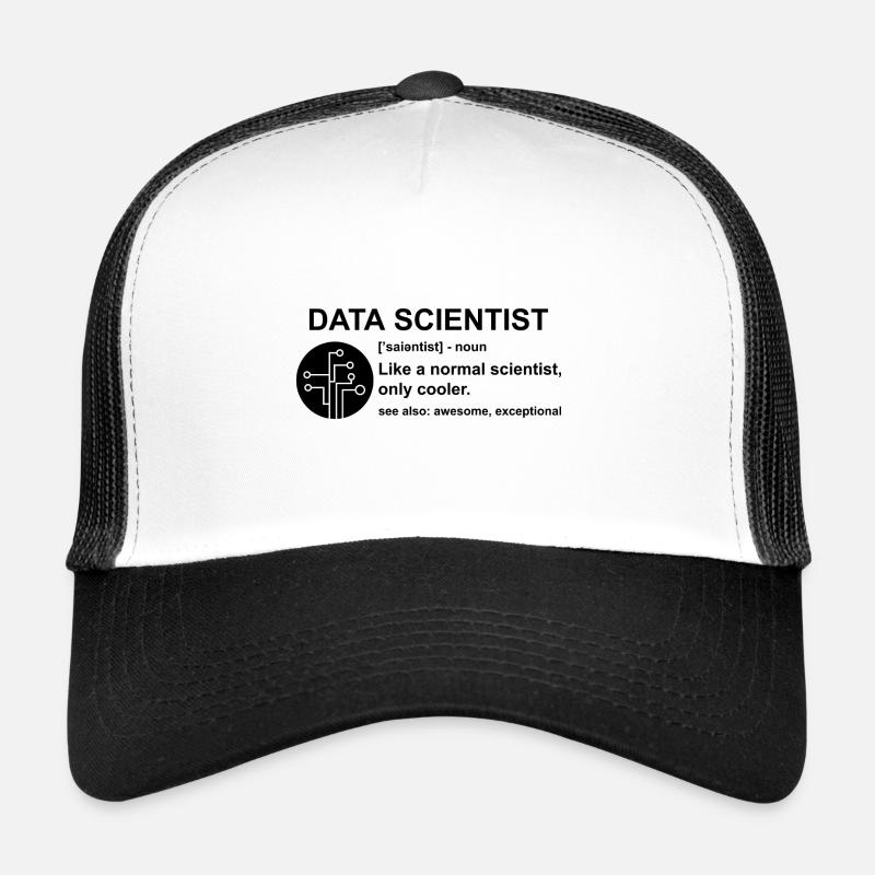 Data scientist Informatique Cadeau Casquette trucker 