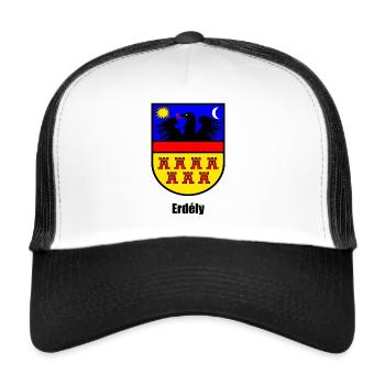 Coat of arms Transylvania Erdély - Trucker Cap - white/black - Front