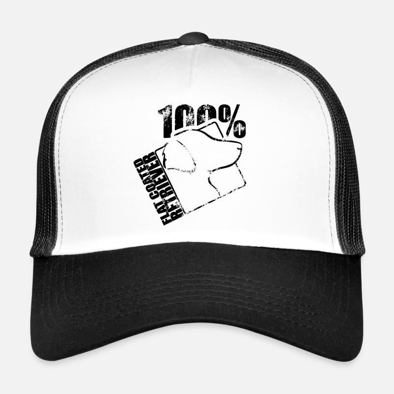 FLAT COATED RETRIEVER 100 chiens chien Wilsigns Casquette trucker 
