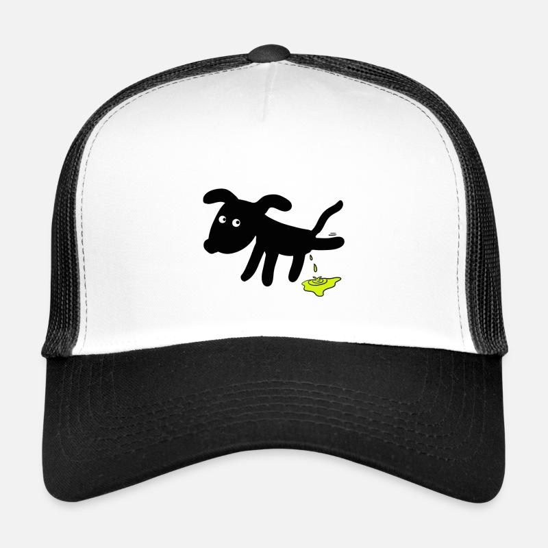 Hund pinkelt Hunde Trucker Cap