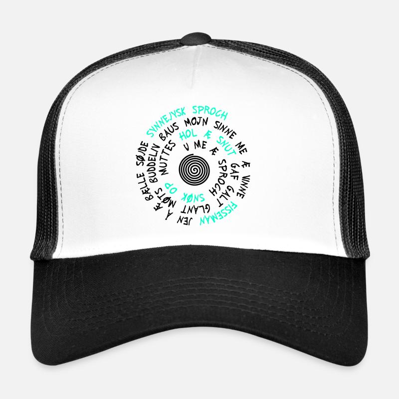 Synnejysk sproch! Galt glant Trucker Cap