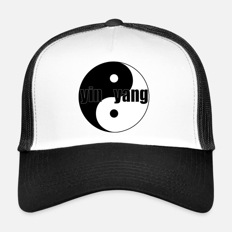 yin yang Trucker Cap