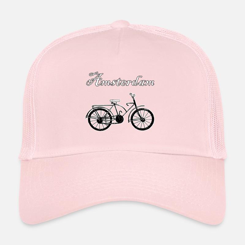 Bicycle, Amsterdam, gift Trucker Cap