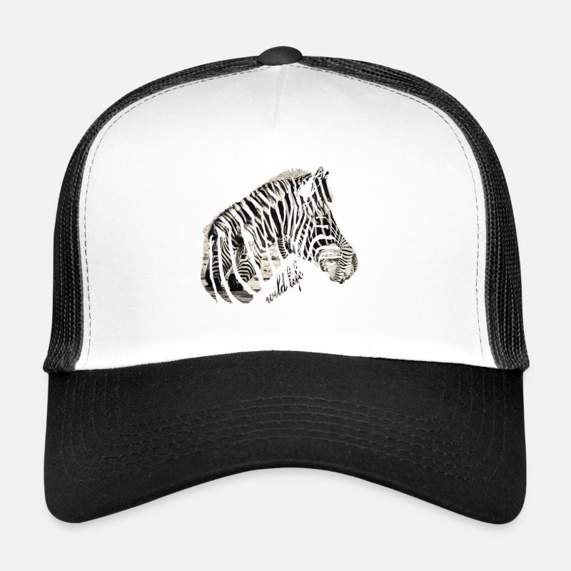 Zebra Herd Wildlife Trucker Cap