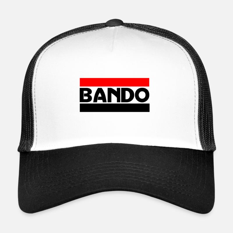 BANDO - Trucker Cap - white/black