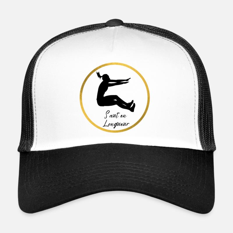 Long jump. - Trucker Cap - white/black