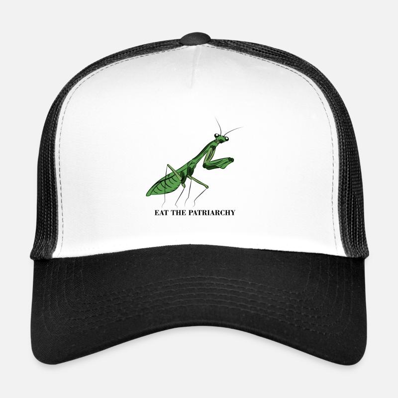 Patriarchy Feminist Feminismus Geschenk - Trucker Cap - Weiß/Schwarz