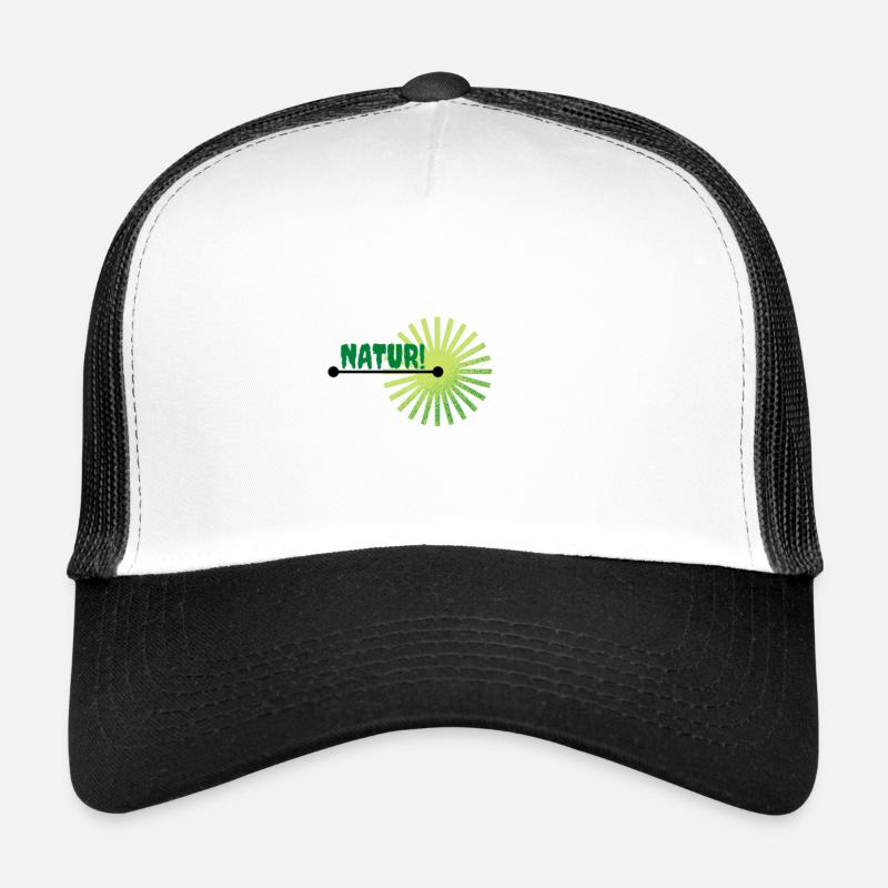 Natur - Trucker Cap - Weiß/Schwarz