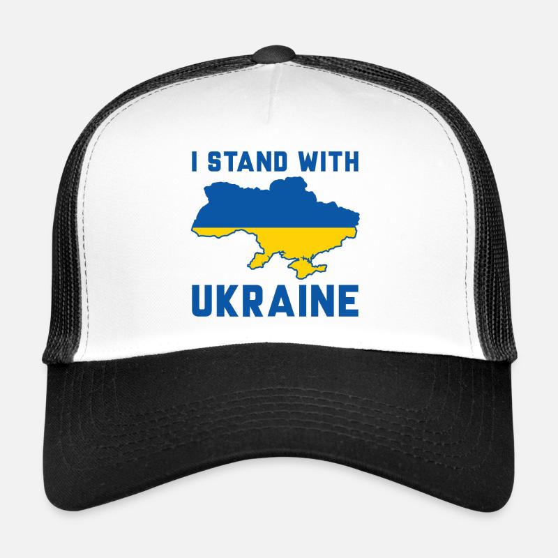 Je suis aux côtés de l’Ukraine Casquette trucker 