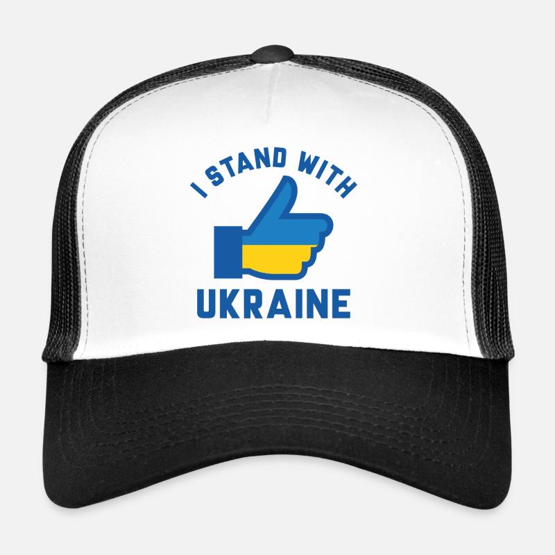 I Stand With Ukraine Trucker Cap