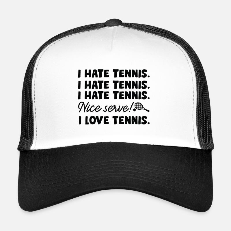 Ich hasse Tennis Trucker Cap