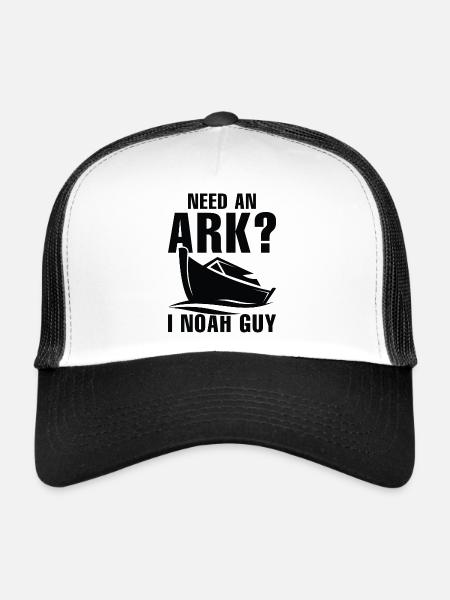 Besoin d’une arche I Noah Guy - Casquette trucker  - blanc/noir - Devant
