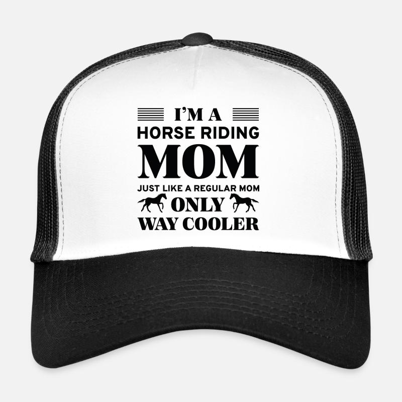 Ich bin eine reitende Mutter Trucker Cap