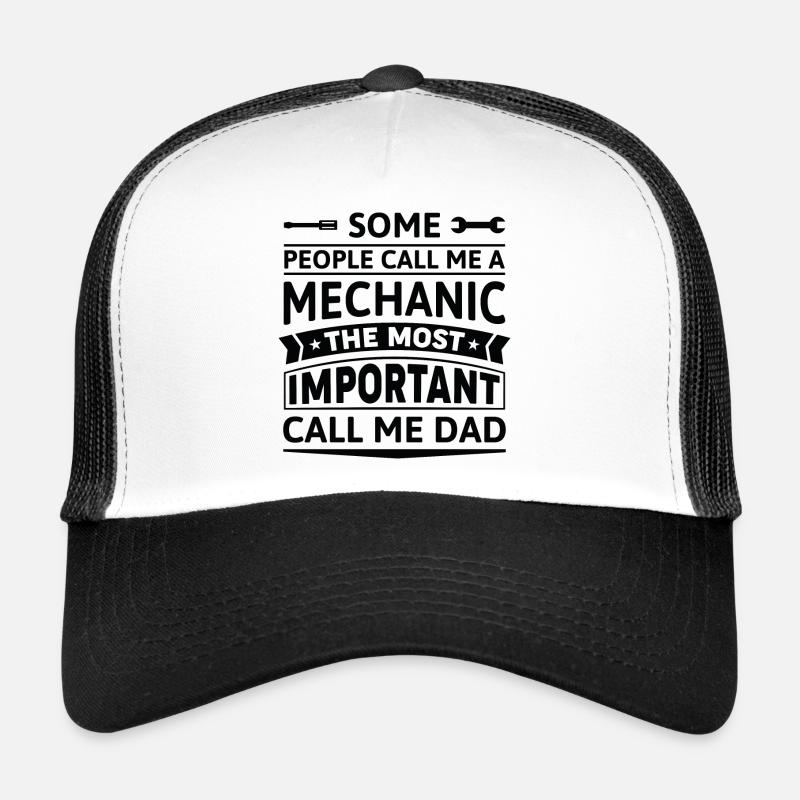 Manche Leute nennen mich einen Mechaniker Trucker Cap