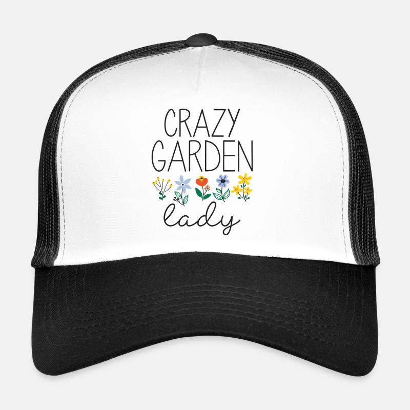 Verrückte Gartendame Trucker Cap