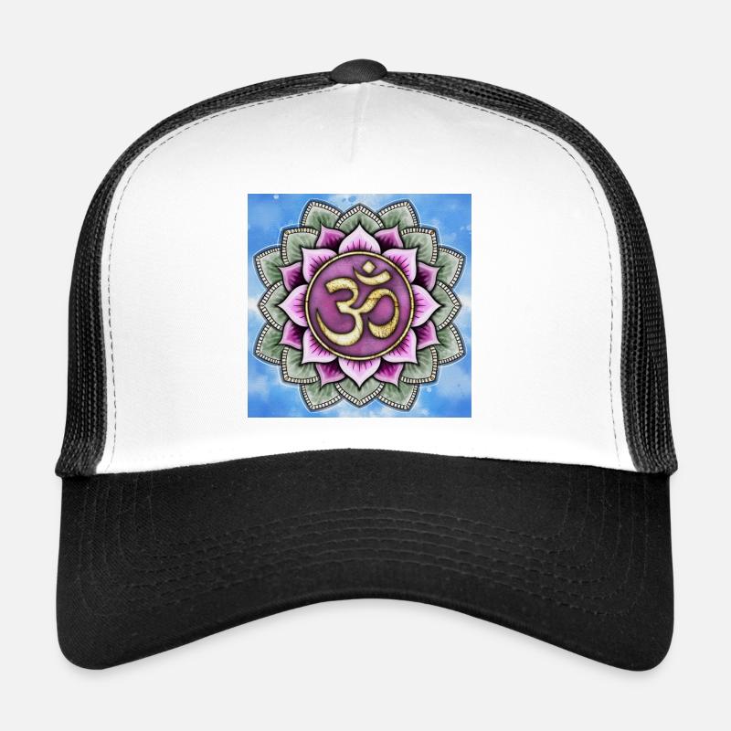 Signe Om en fleur de lotus Casquette trucker 