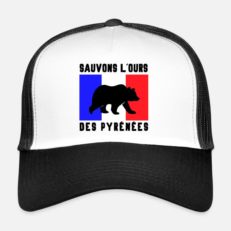 Sauver Ours des pyrénées Casquette trucker 