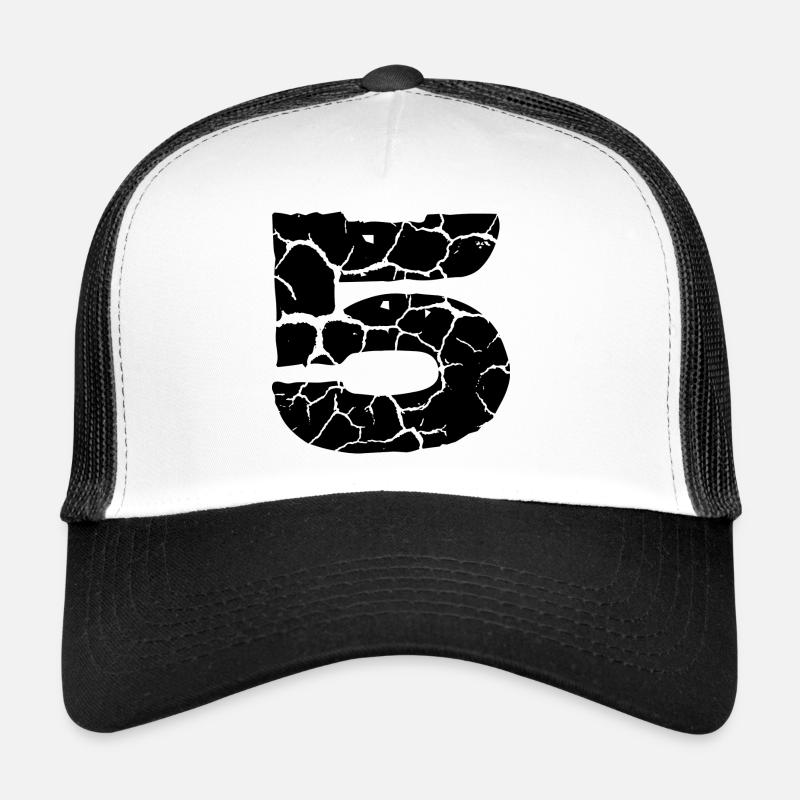 Maillot numéro 5 Casquette trucker 