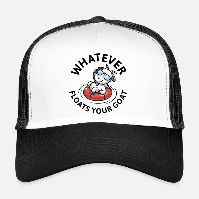Tout ce qui flotte votre chèvre Casquette trucker 