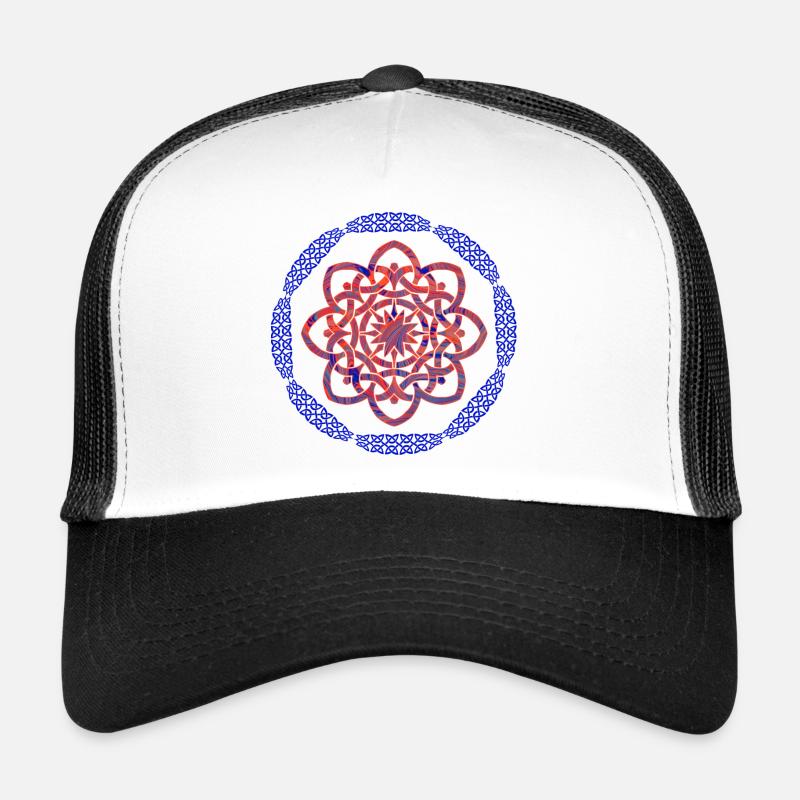 Celtic knot 19 E 263 - Trucker Cap - white/black