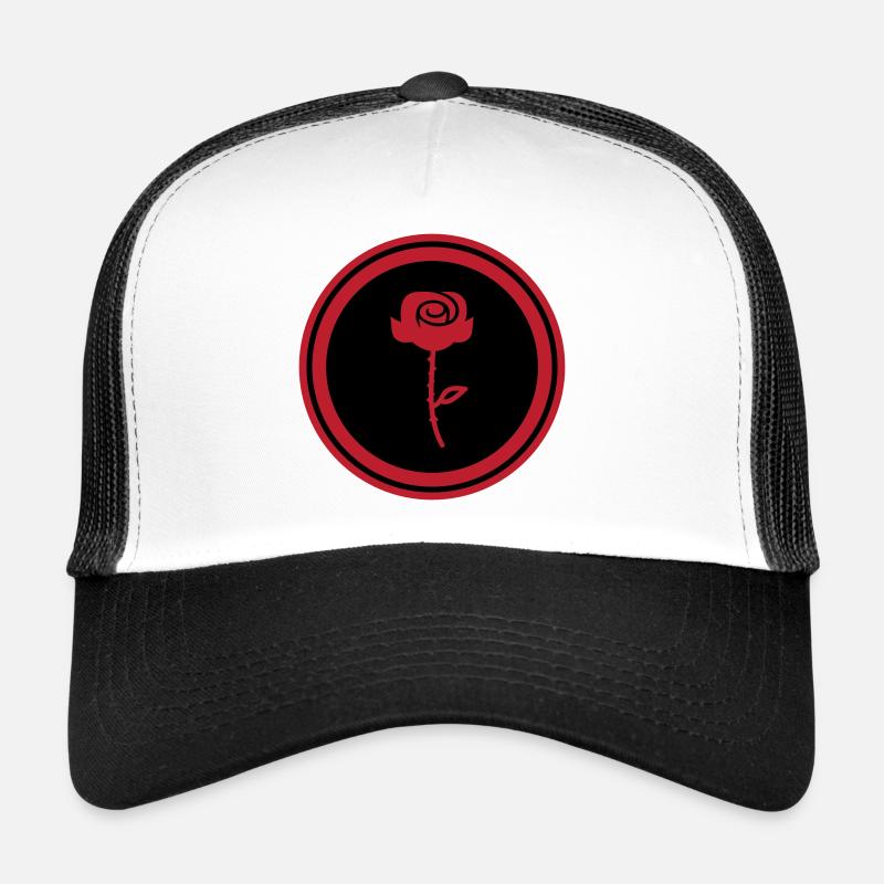 Symbole de la rose Casquette trucker 