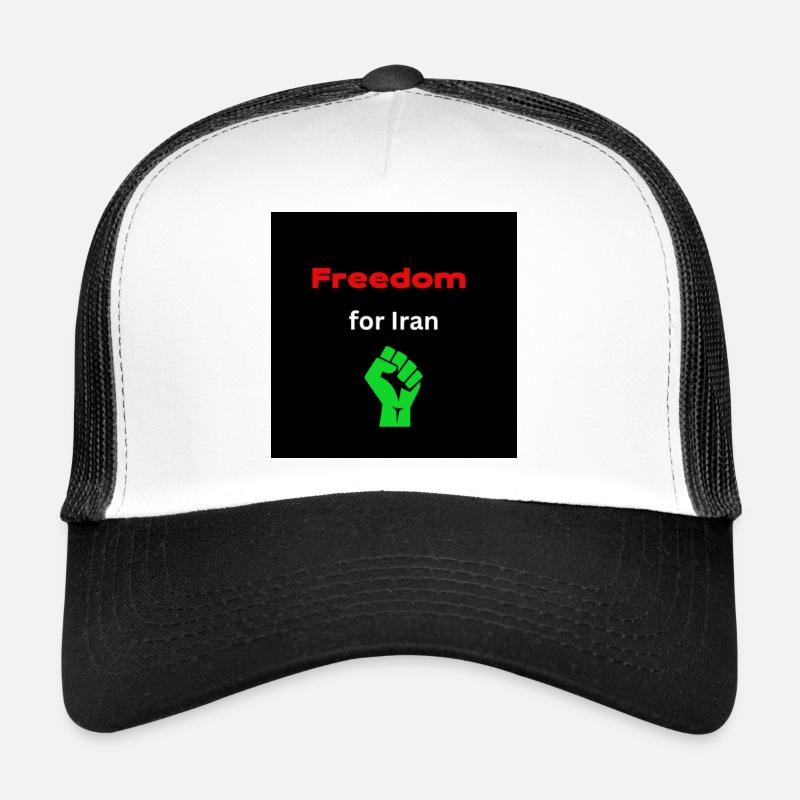 Freedom for Iran - Trucker Cap - white/black