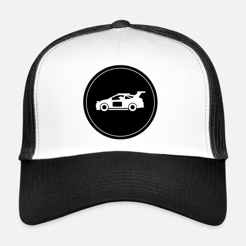 Car Racing Driver Circle Trucker Cap
