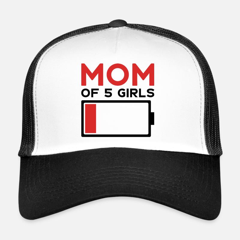 MAMAN DE 5 FILLES Casquette trucker 