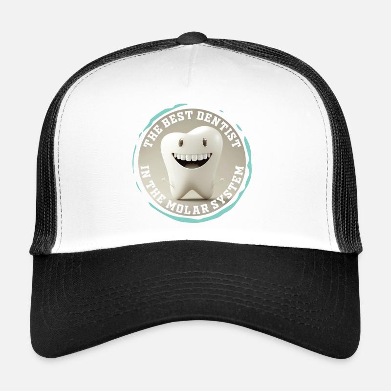 Meilleur dentiste dans le système molaire - bester Zahnarzt Casquette trucker 