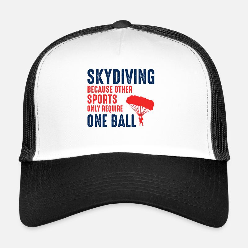 Skydiving Parachuting Extreme Sport Skydiver Trucker Cap