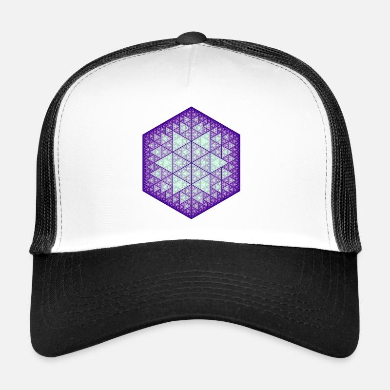 Sierpinski Hexagon Stern Trucker Cap