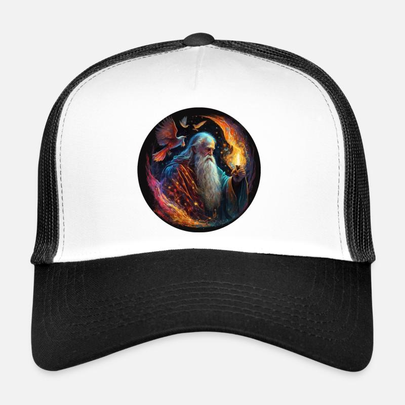 Wizard Merlin Gift Trucker Cap