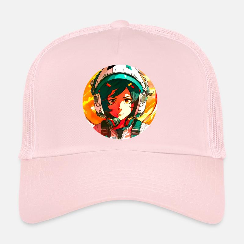 Anime Pilot Trucker Cap