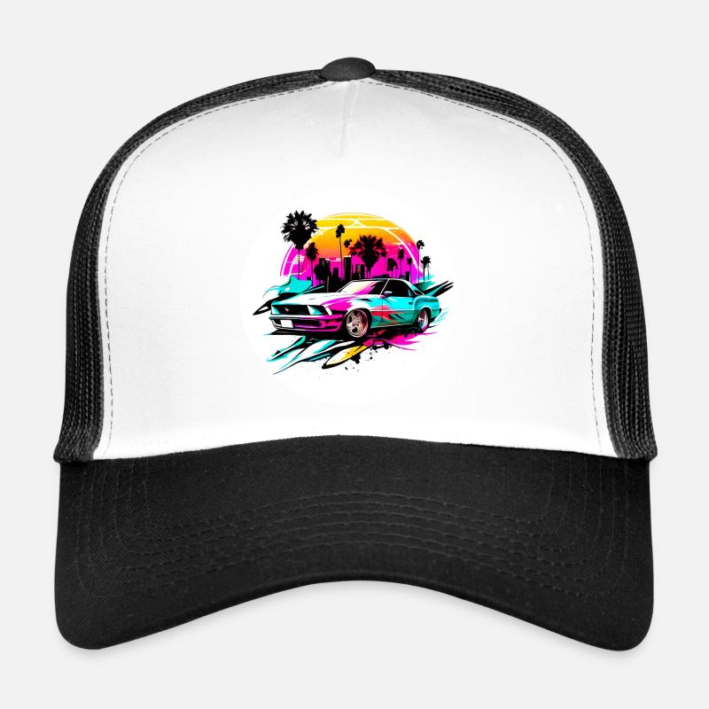 Miami Car 3 Trucker Cap
