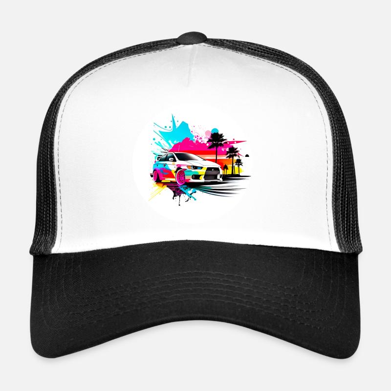 Miami Car 4 Trucker Cap