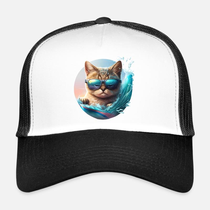 Chat de surf Casquette trucker 
