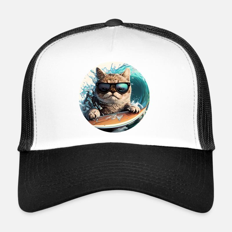 Chat de surf Casquette trucker 