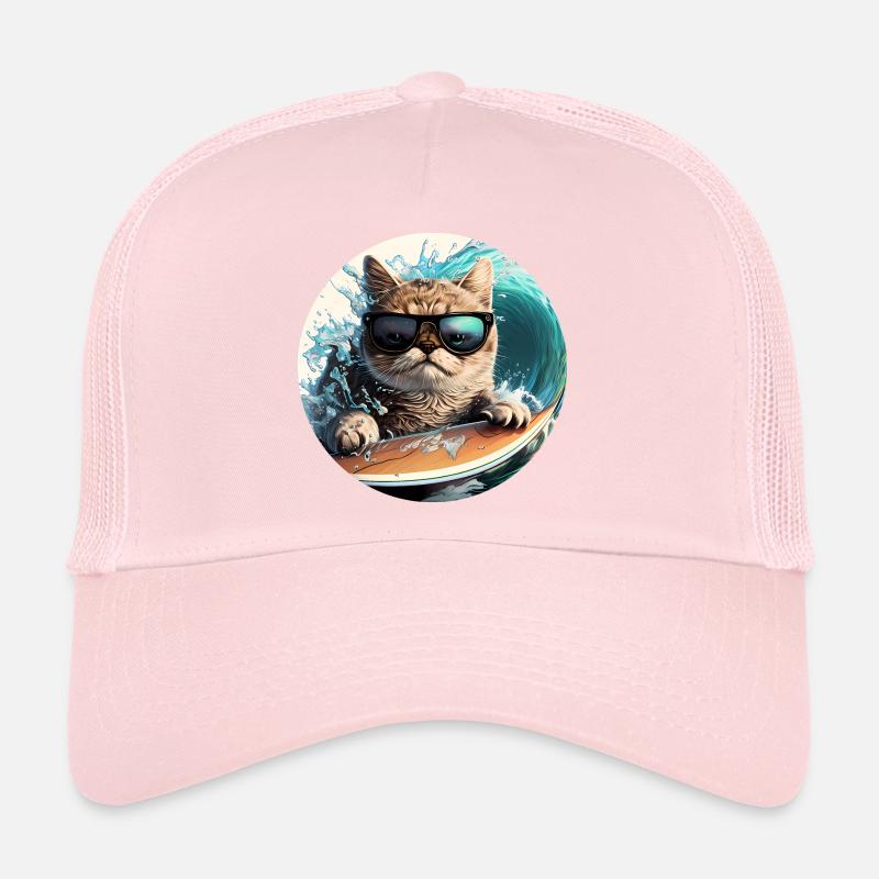 Chat de surf Casquette trucker 