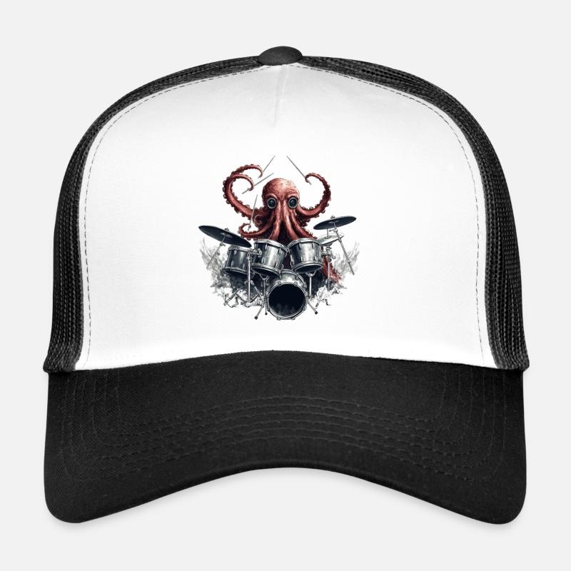 Drumtopus – Der Oktopus mit Beat im Blut Trucker Cap