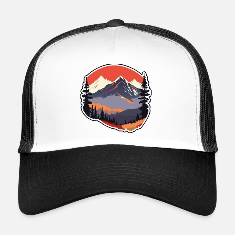 Mountains Trucker Cap