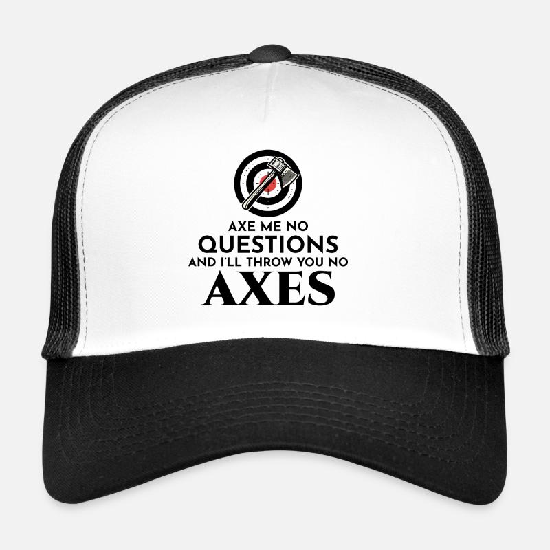 Hache de lancer hache lanceur bûcheron Vintage drôle Casquette trucker 