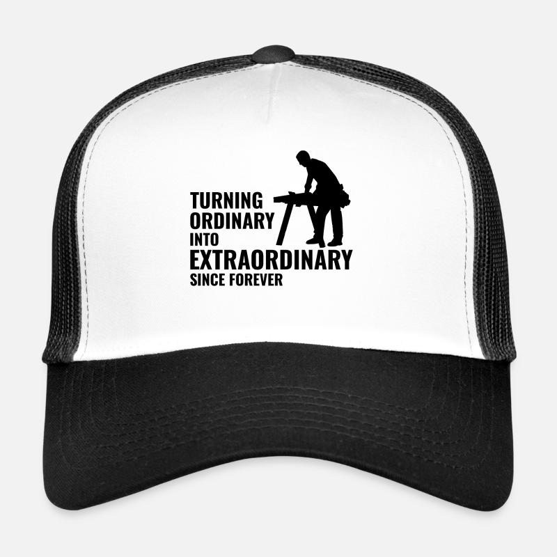 Menuisier Bûcheron Charpentier Bûcheron Drôle Casquette trucker 