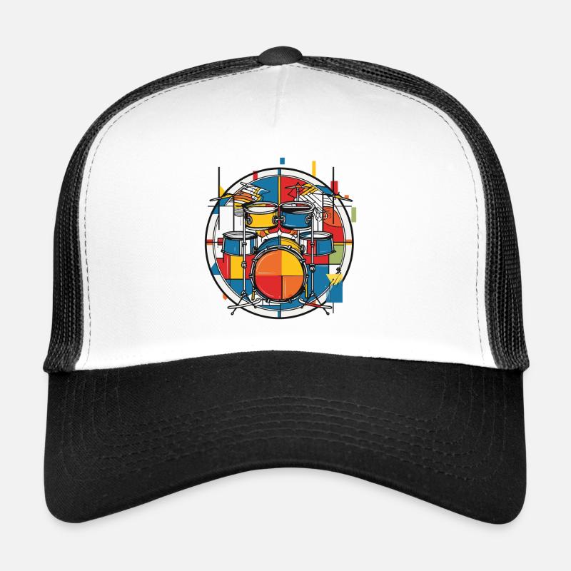 Drums colorful Trucker Cap