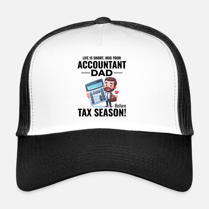 Comptable Papa Comptabilité Finance Financier Drôle Casquette trucker 