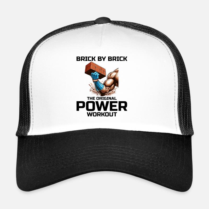 Maçon Maçon Maçon Humour Power Workout Drôle Casquette trucker 
