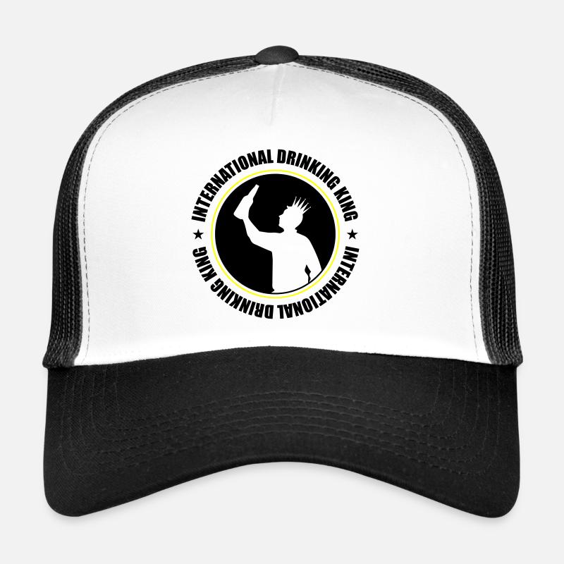 Drinking King Party Spruch Trucker Cap