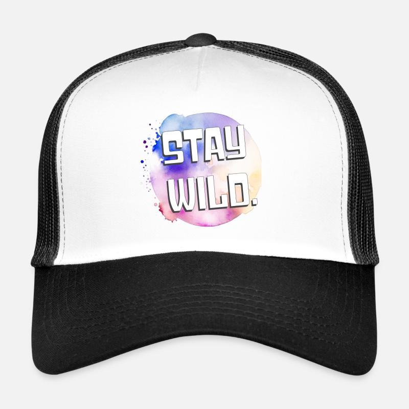 Restez sauvage ! Casquette trucker 