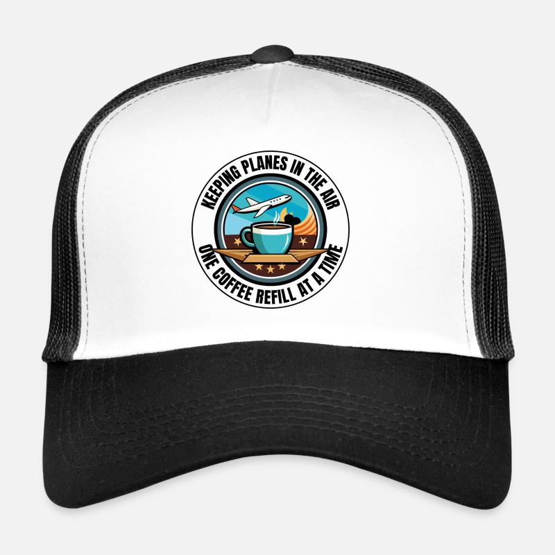Air Traffic Controller Coffee ATC Aviation Humor Trucker Cap