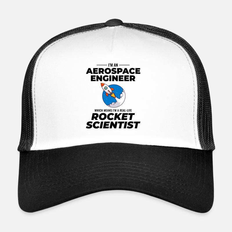 Aerospace Engineer Astronautical Rocket Scientist Trucker Cap